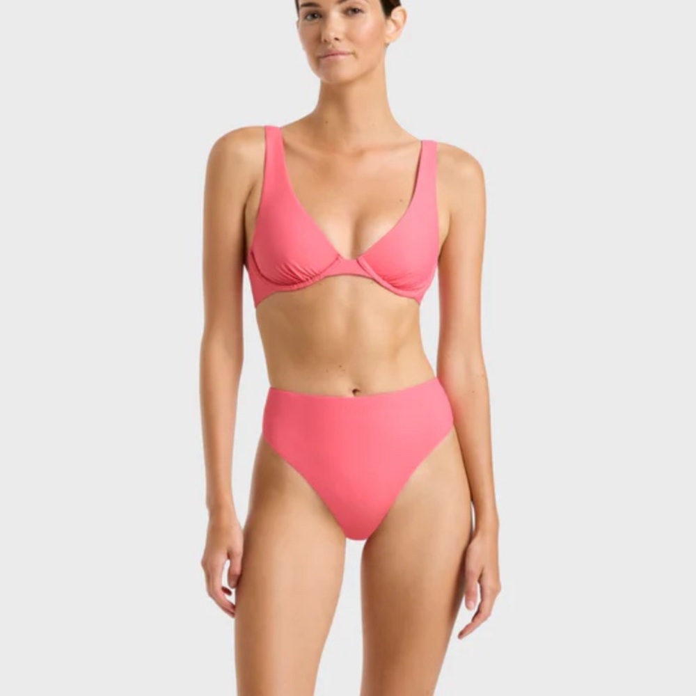 NWOT Bondi Born Fern Bikini Bottom - Rose